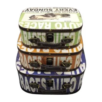 Maleta de lujo ovalada x3, Autos, 11636
