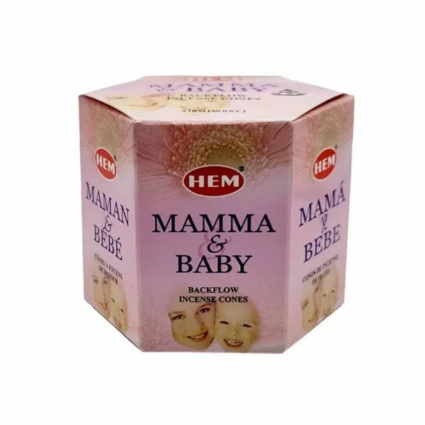 Incienso Cono Reversible Mamá y Bebé marca HEM