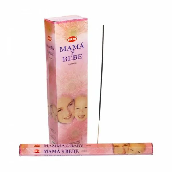 Incienso Hexagonal Mamá y Bebé marca HEM