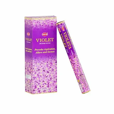 Incienso Hexagonal Violeta marca HEM